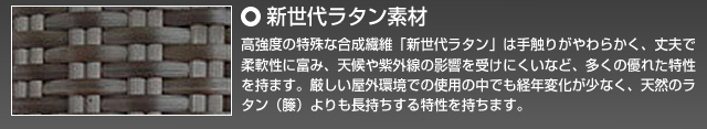 新世代ラタン素材